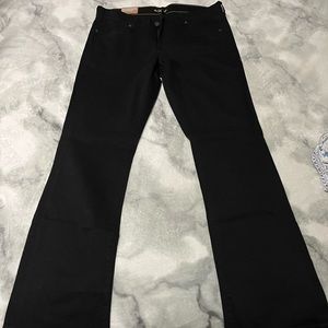 Black boot cut bell bottom jeans